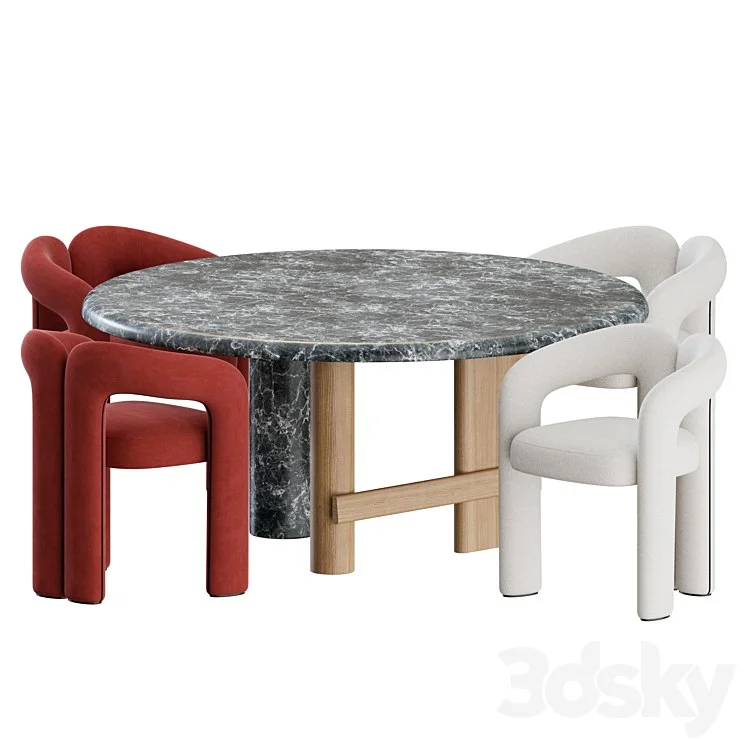 Dinning Set01 by Cassina